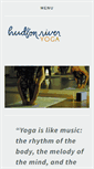 Mobile Screenshot of hudsonriveryoga.com